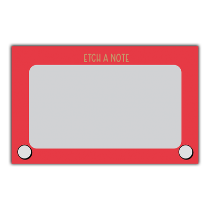 Mini Notecard Set of 60 - Etch a Note