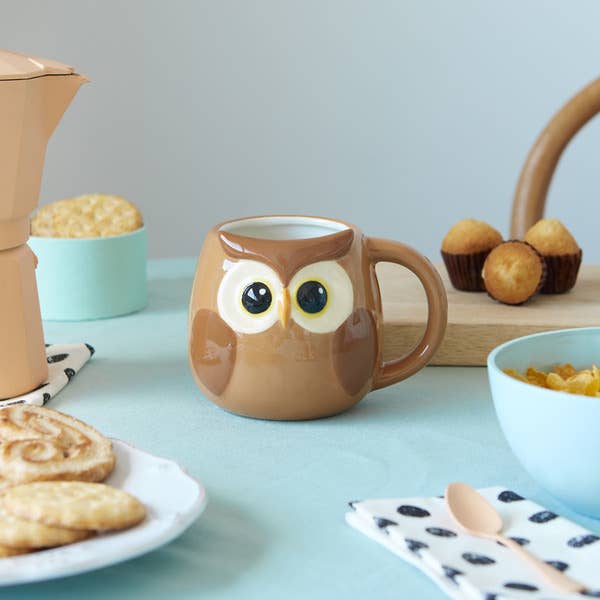 "Bubo" Owl Round Mug