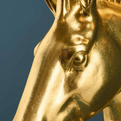 Amadeus paarden vloerlamp, goud