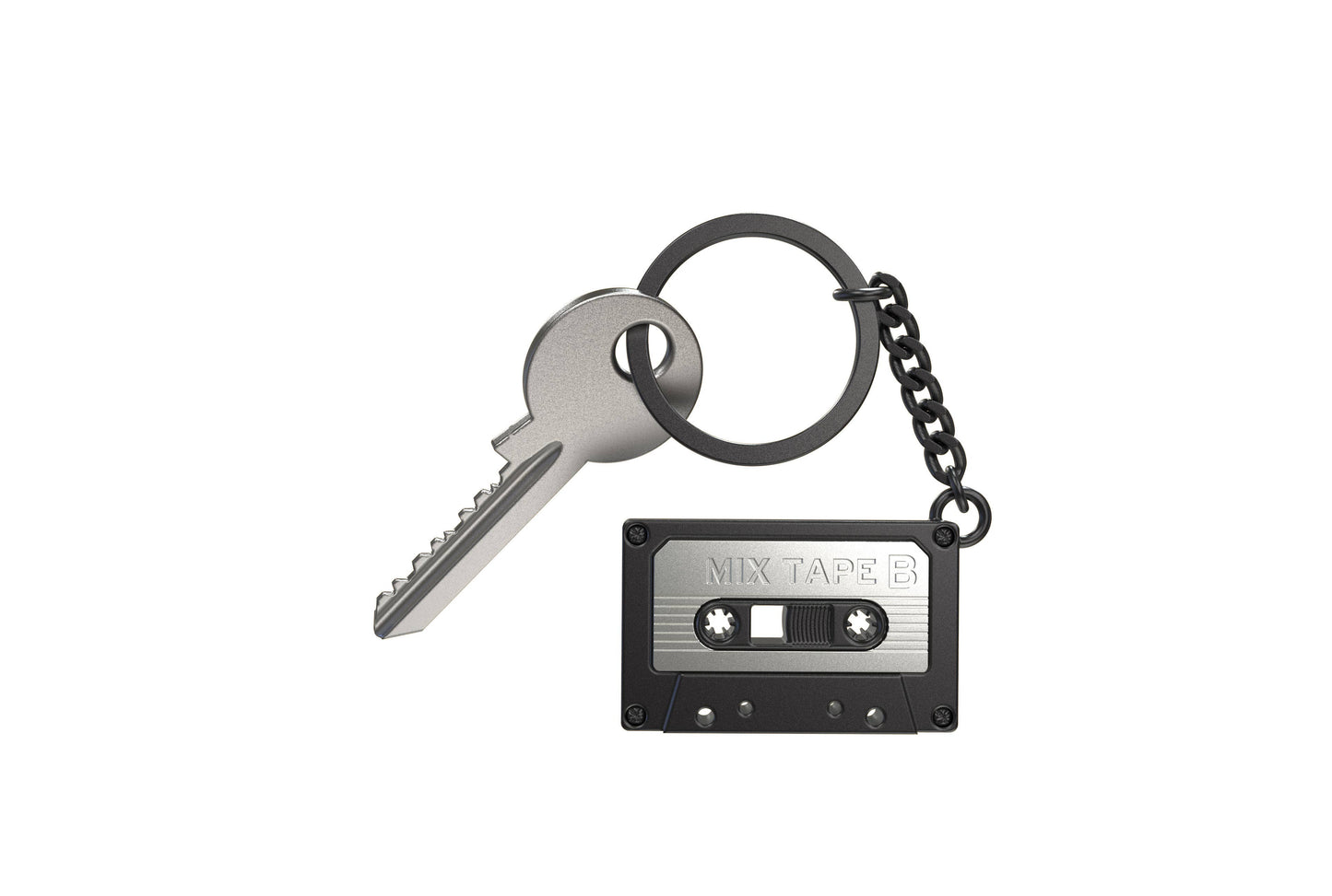 Porte-clés cassette rétro