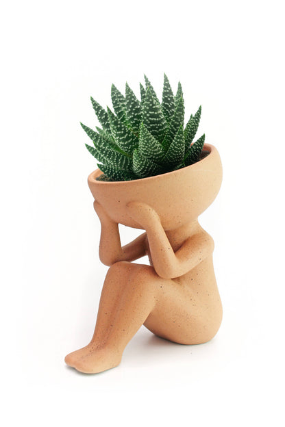 3D Man Silhouette Planter