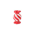Kandelaar - Toffee Candy - Rood/Wit - 8,5x8,5x13 cm