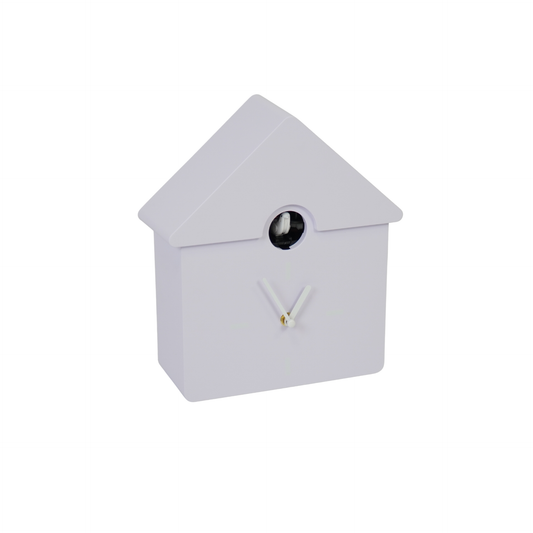 Klok - Koekoekswandklok - Lila - 24x27x9cm