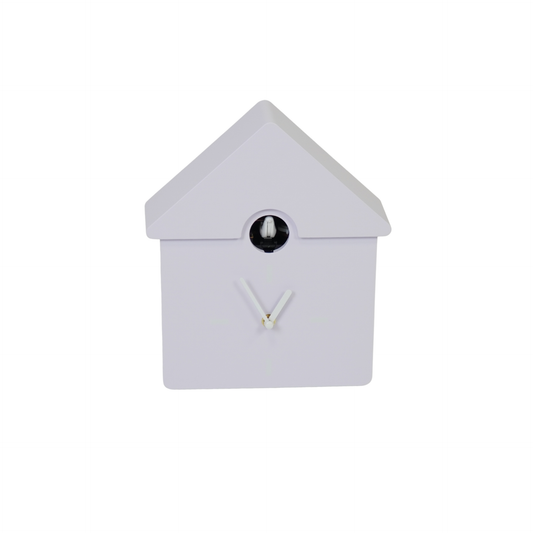 Klok - Koekoekswandklok - Lila - 24x27x9cm