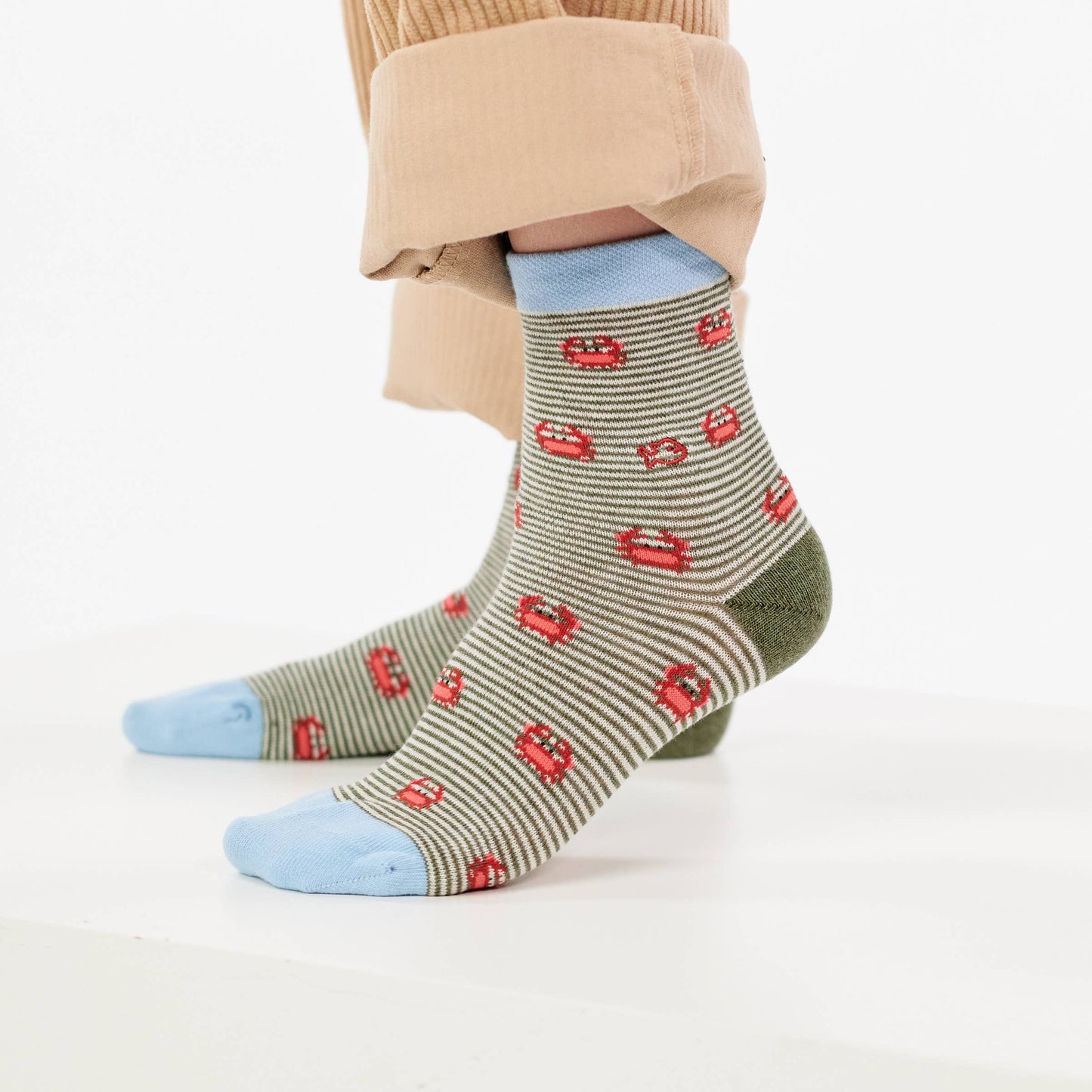 Children's Animal Socks - Crab