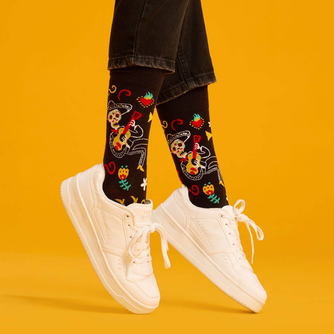 Unisex seamless cotton Mariachi socks