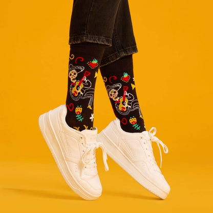 Unisex seamless cotton Mariachi socks