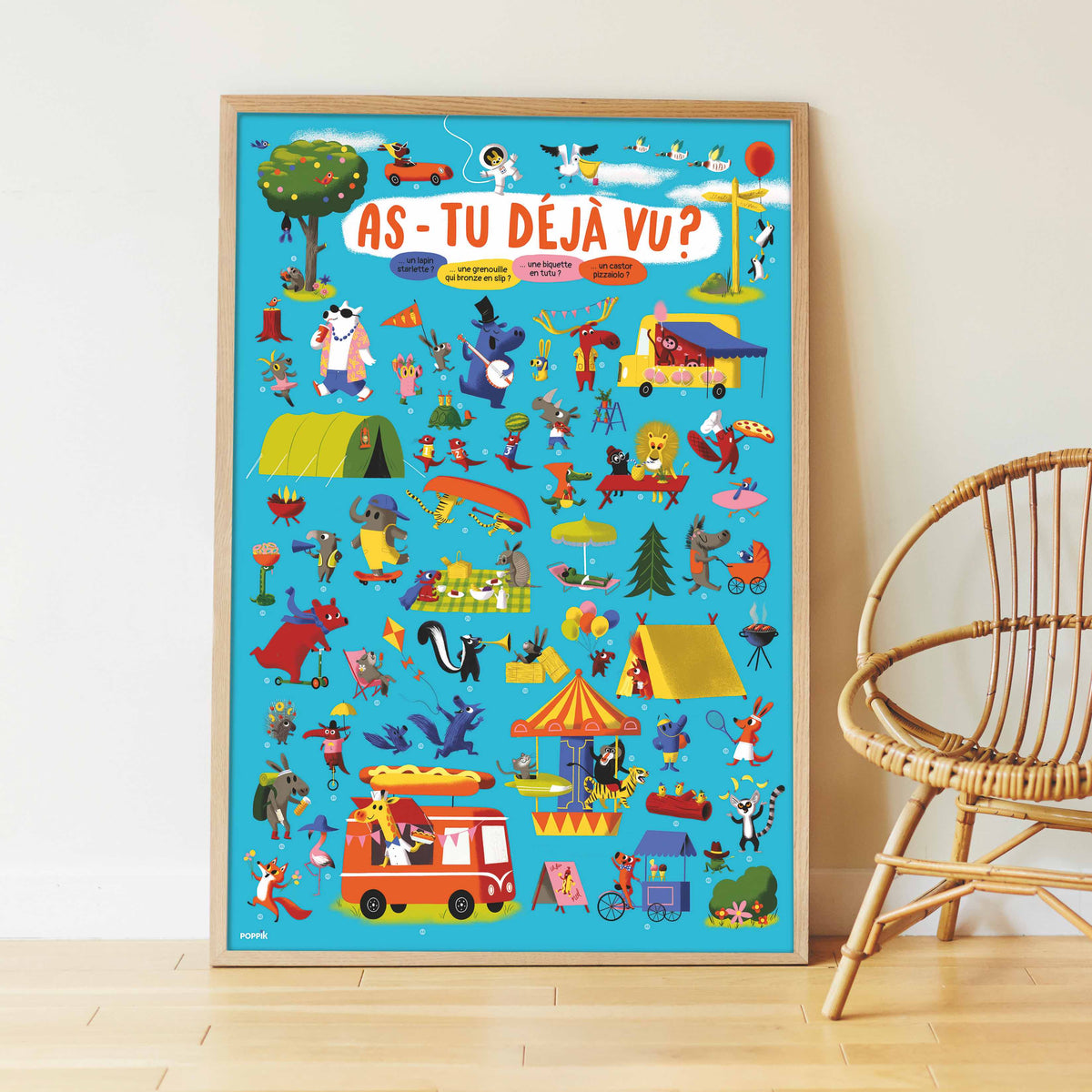 Educational poster: Funny Animals