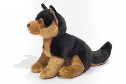 Peluche chiot berger allemand assis