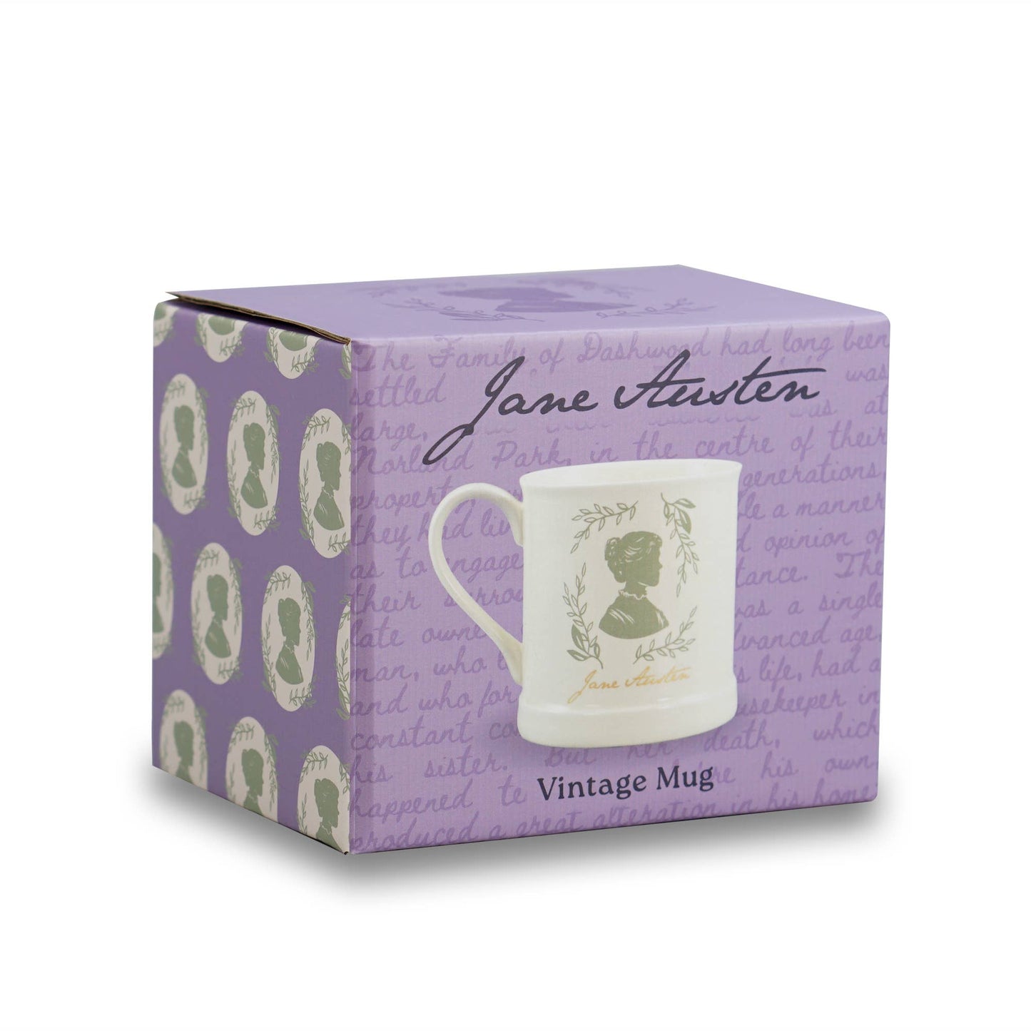 Jane Austen (Silhouette) Vintage Shape Mug 375 ml