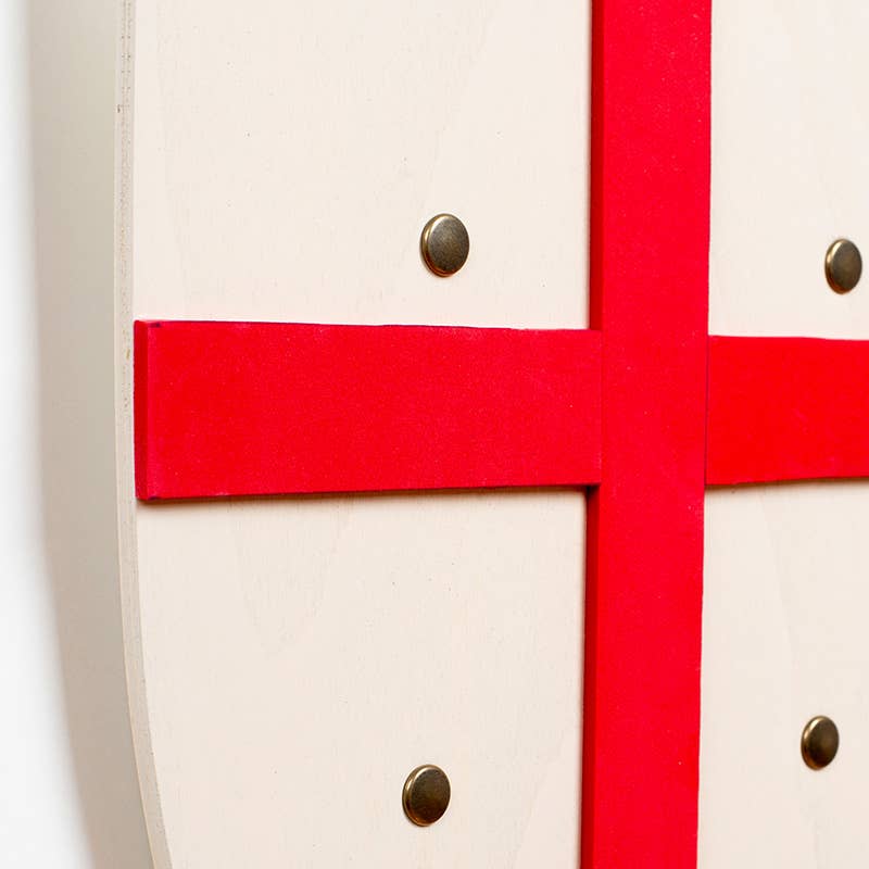 Historical White Coat of Arms with St. George's Cross L