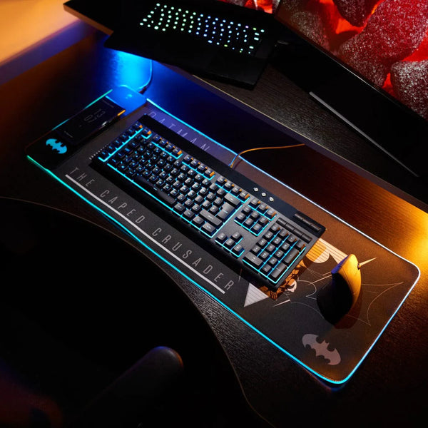 Tapis de jeu géant et Chargeur de téléphone portable - Batman