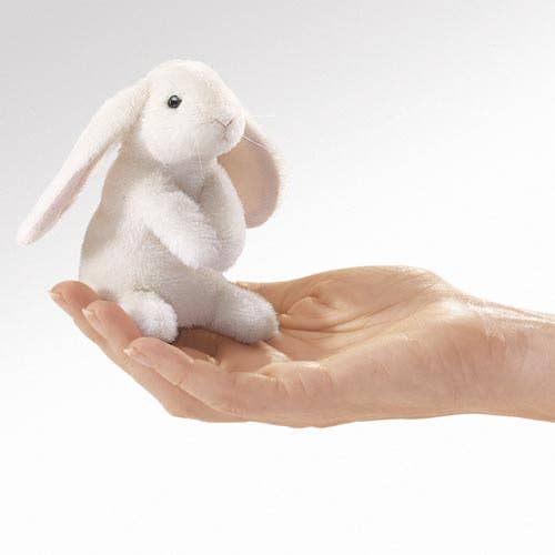 White Rabbit Finger Puppet