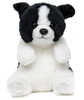 Peluche Border Collie, Assis, Style Kawaii, 17 cm (Hauteur)