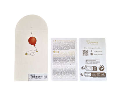 Peluche marionnette ours, petit | Blanc