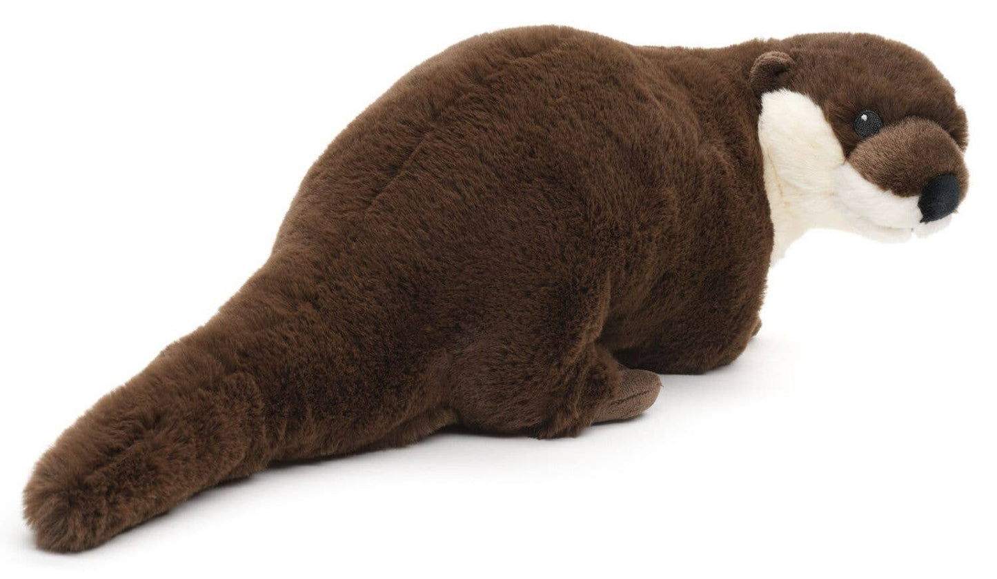 Standing Otter - 'Uni-Toys Eco-Line' - soft toy/plush