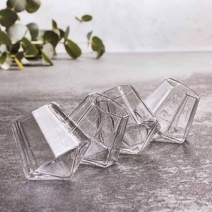 Mad Monkey - Diamond Shot Glasses (Set of 4) with Gift Box