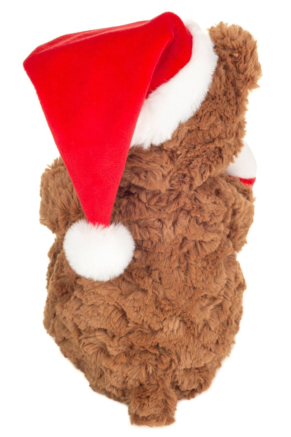 Peluche Ours de Noël avec Canne en Sucre d’Orge – 30 cm