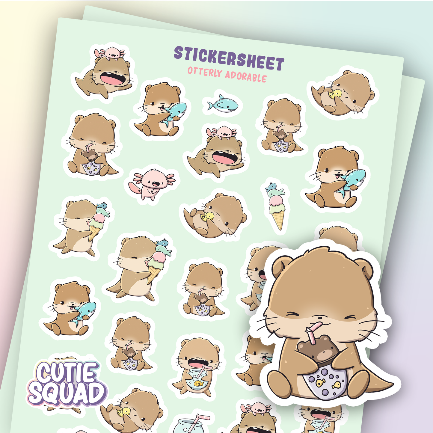 Cute as an Otter | Sticker Sheet