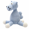 Peluche XL en Crochet - Camel Bleu Clair