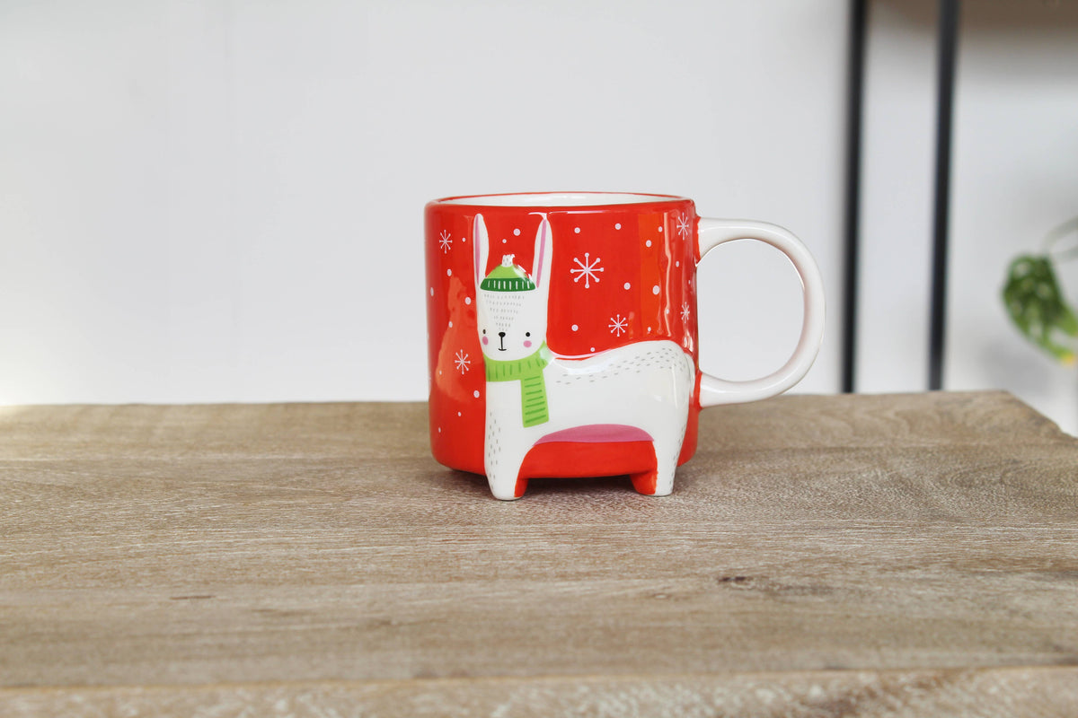 Christmas Rabbit Mug