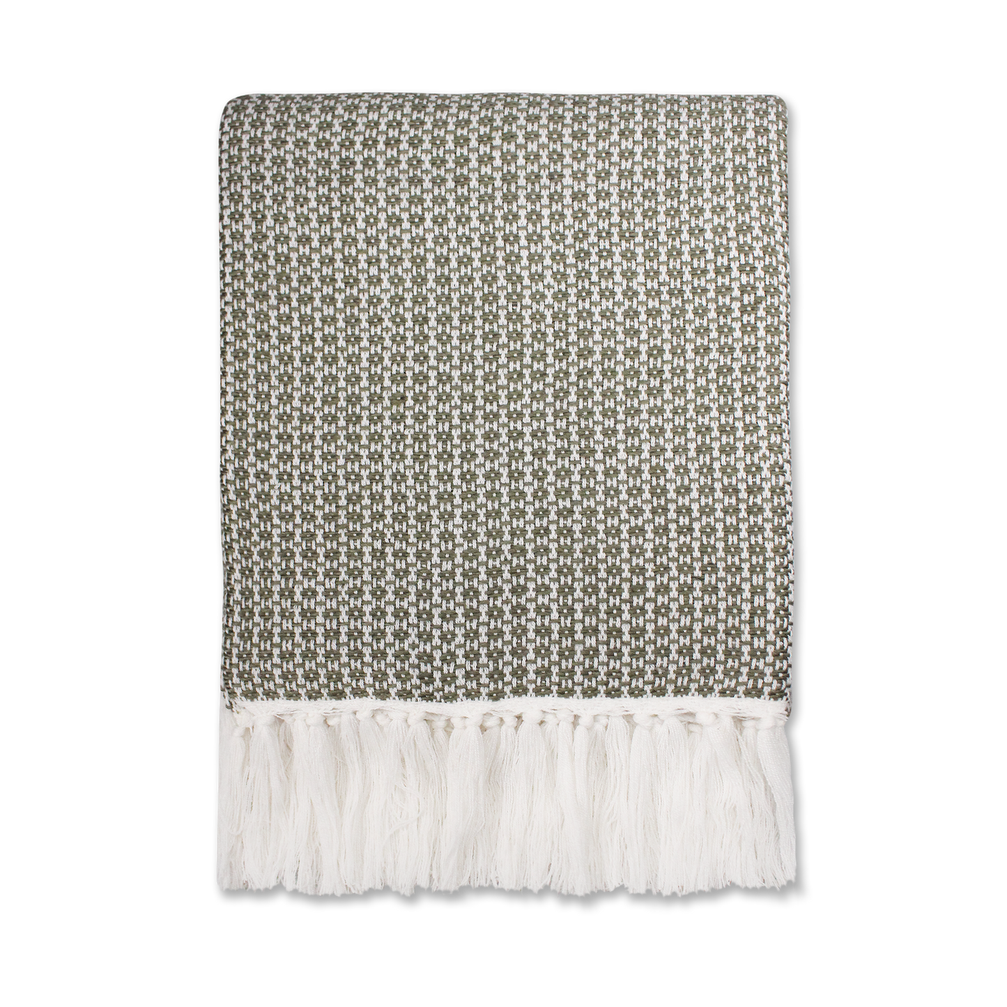 Ayla Moss Green Plaid - 125 x 150 cm