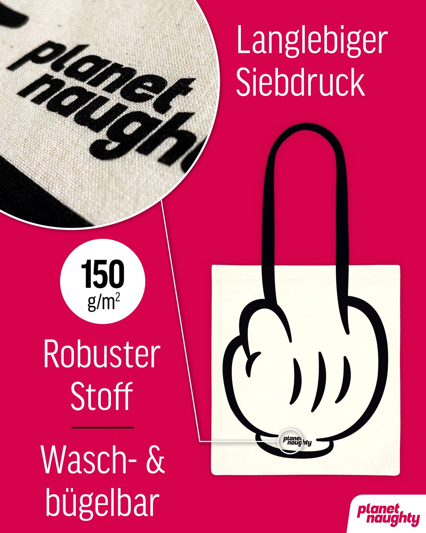 Draagtas met de tekst "Fuck You"