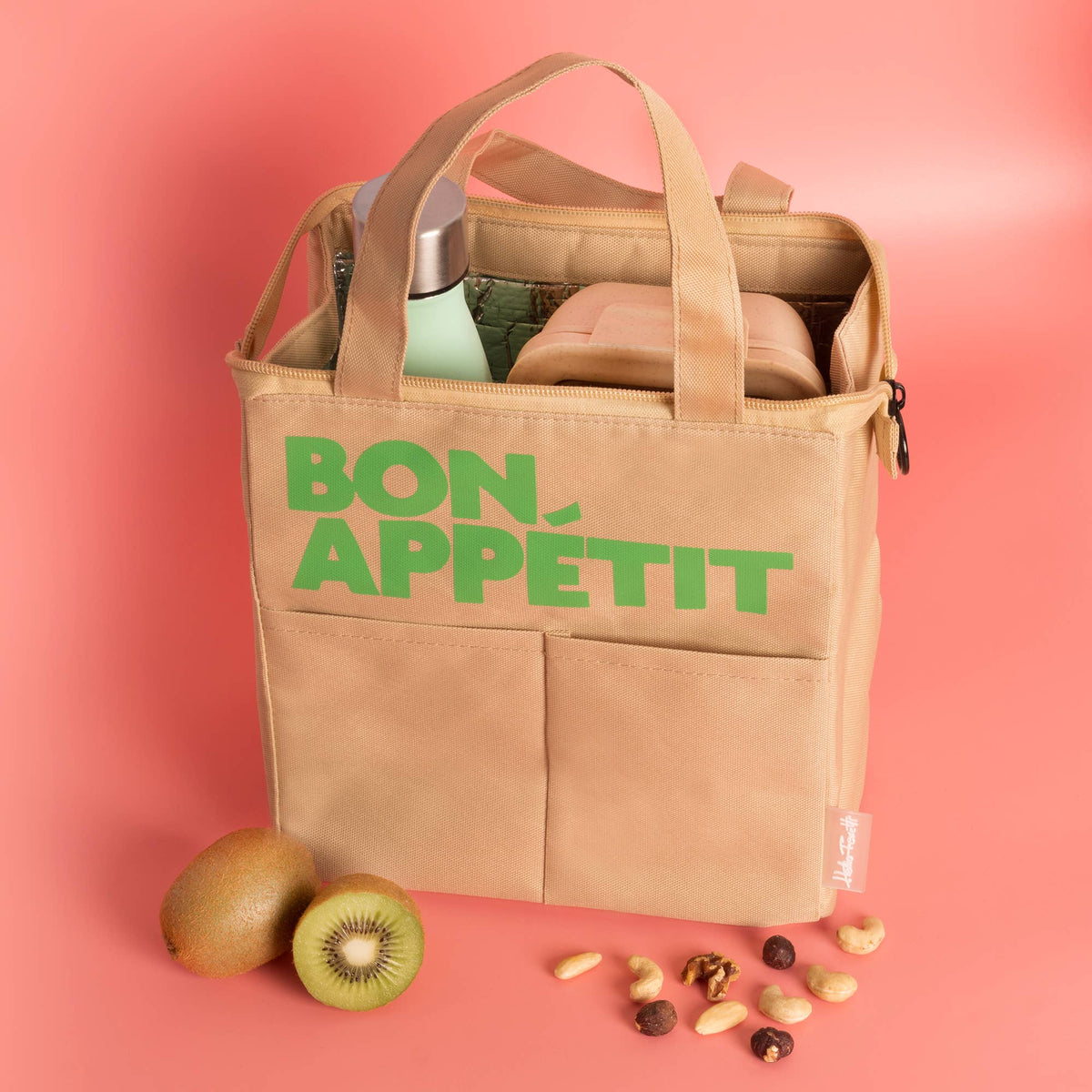 "Bon Appétit" Insulated Bag - Camel