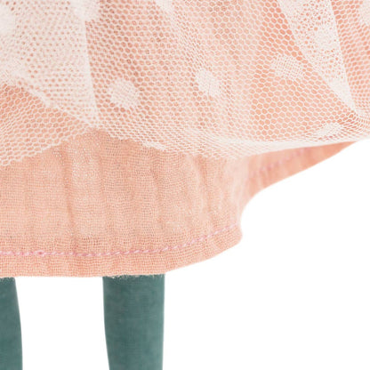 Pluche speelgoed van katoen, Fiona de verklede kikker - 29 cm - 0+