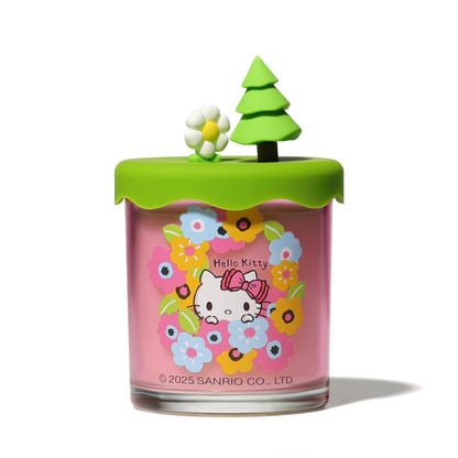 Hello Kitty Seasons geurkaars, Lentebloem, 3D-deksel