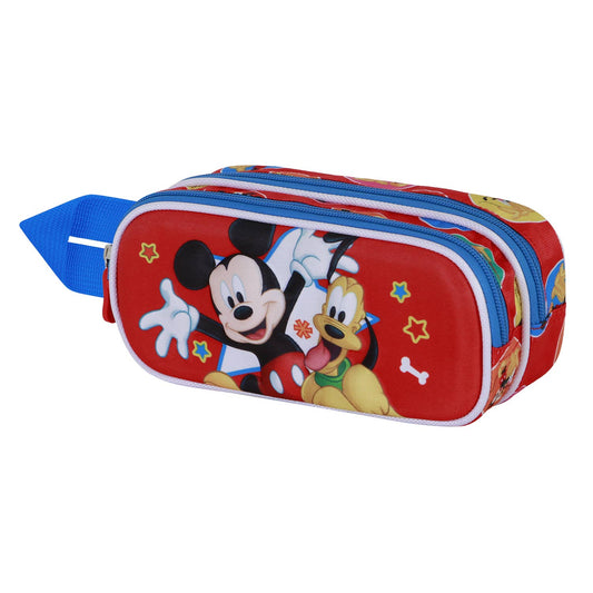 Disney Mickey Mouse Star-Shaped 3D Double-Sided Pencil Case
