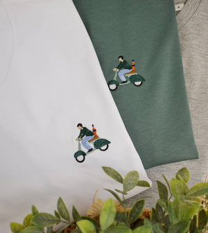 T-shirt Brodé VespApérol