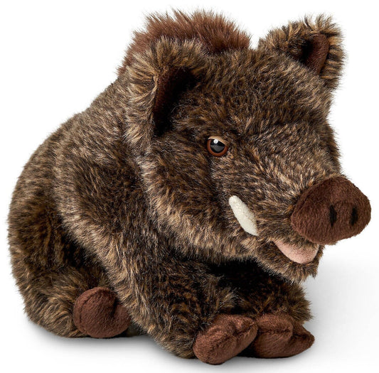 Plush Wild Boar, sitting
