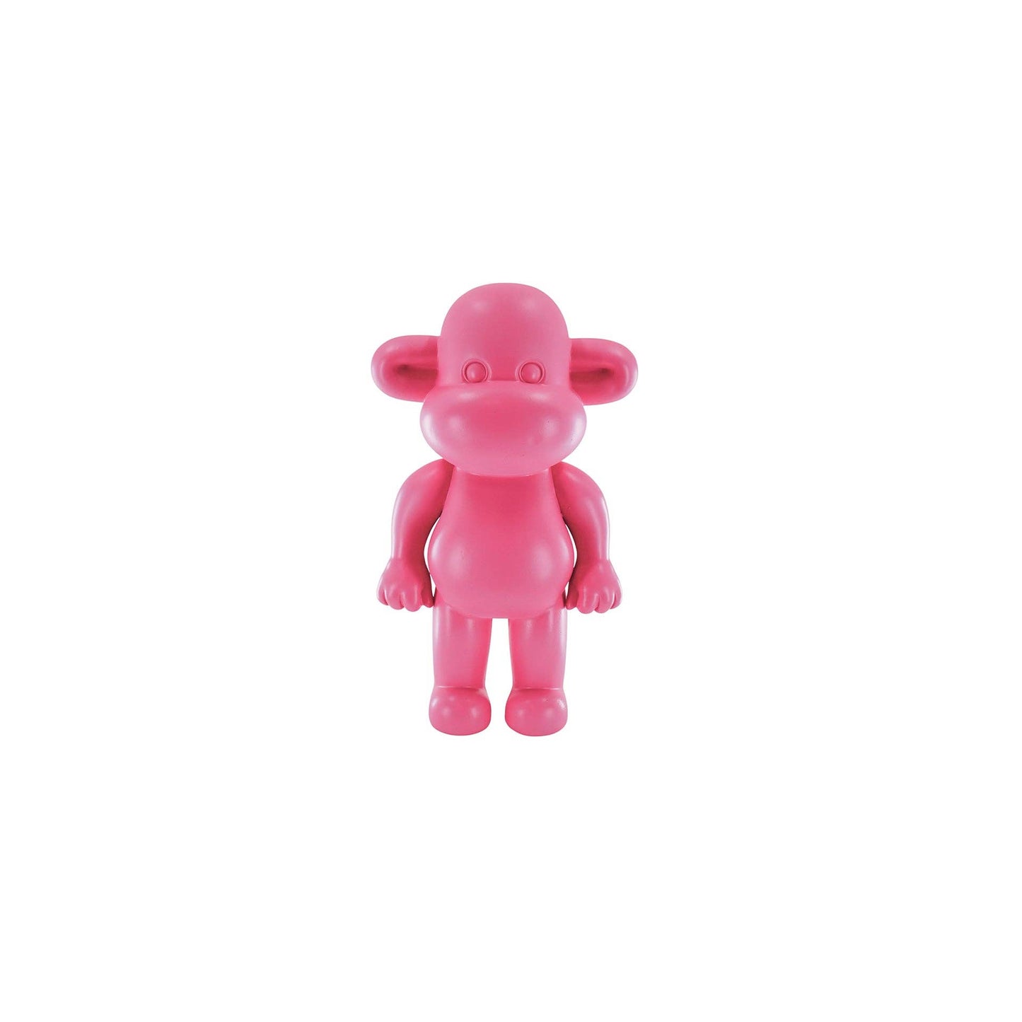 Ornament - Monkey Figurine 'The Legend' - Poly resin - Pink - 20.5x13.5x35cm
