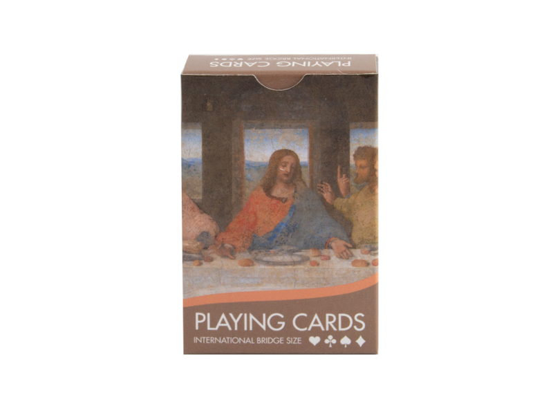 Pack of 56 Bridge playing cards featuring Leonardo da Vinci's The Last Supper