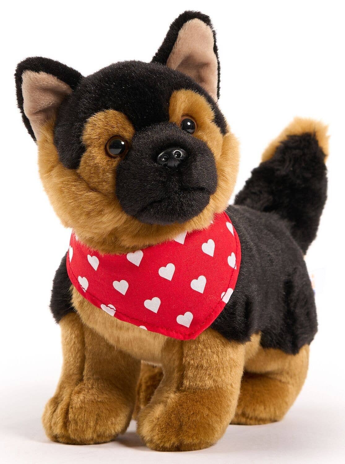 German Shepherd plush with scarf
