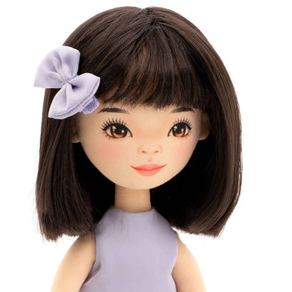 Lilu doll in purple dress - 32 cm