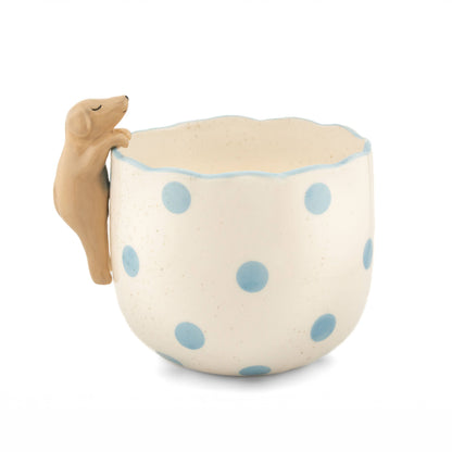 Jardinière Chien Curieux