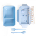 Light Blue Lunch Box Bon Appétit