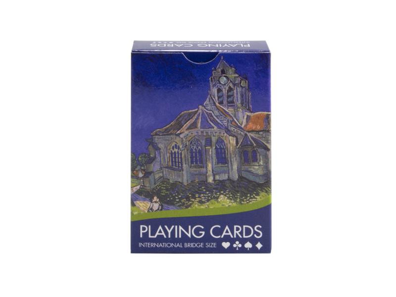 Playing cards, Van Gogh, Church at Auvers
