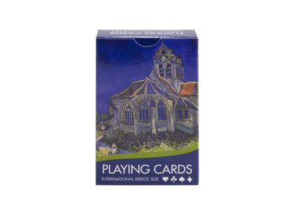Playing cards, Van Gogh, Church at Auvers