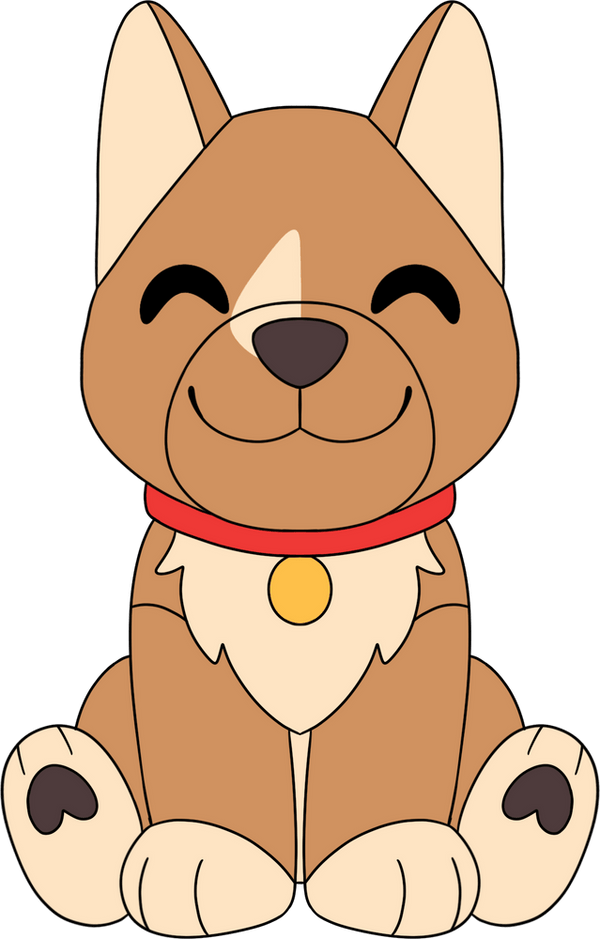 A 9-inch Sitting Plush
