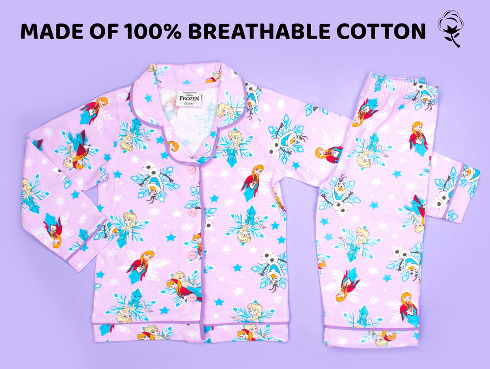 Pyjama enfant Disney Frozen à boutons