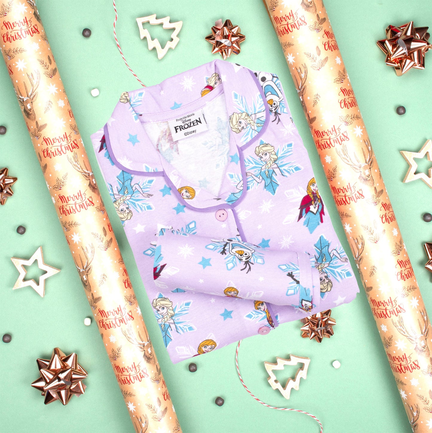 FROZEN Pyjamas with Buttons