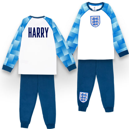 England Personalized Pajama for Kids Long Sleeve