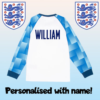 England Personalized Pajama for Kids Long Sleeve
