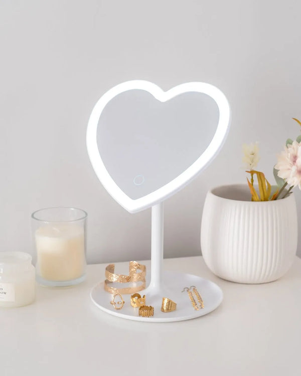 LED heart mirror - ZOE