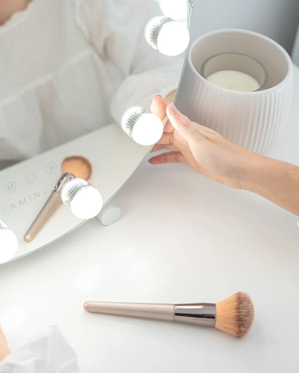 JASMINE Circular LED Light Mirror