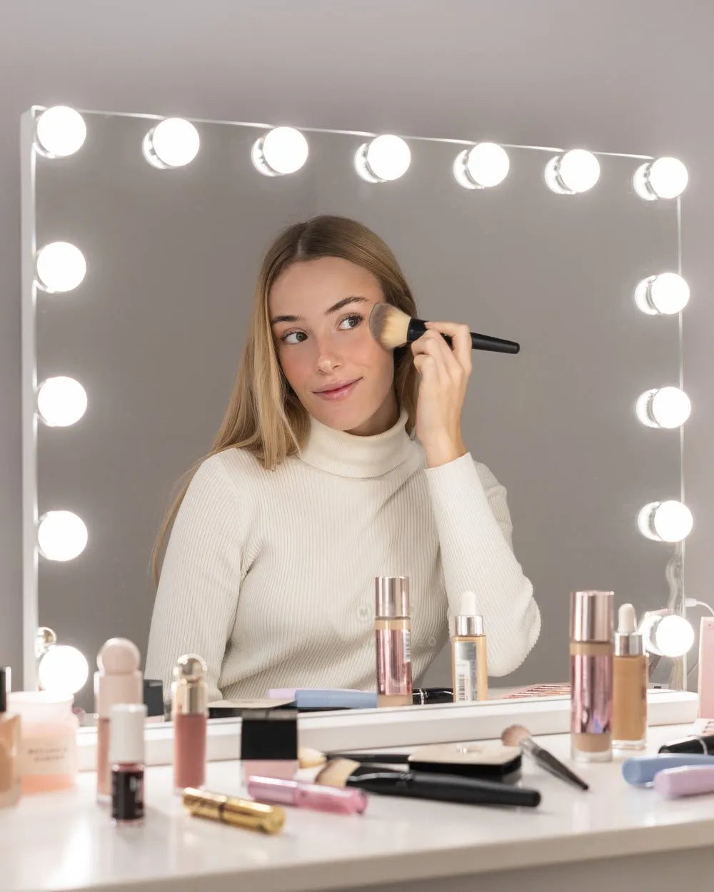 Espejo maquillaje con luz LED - KIM