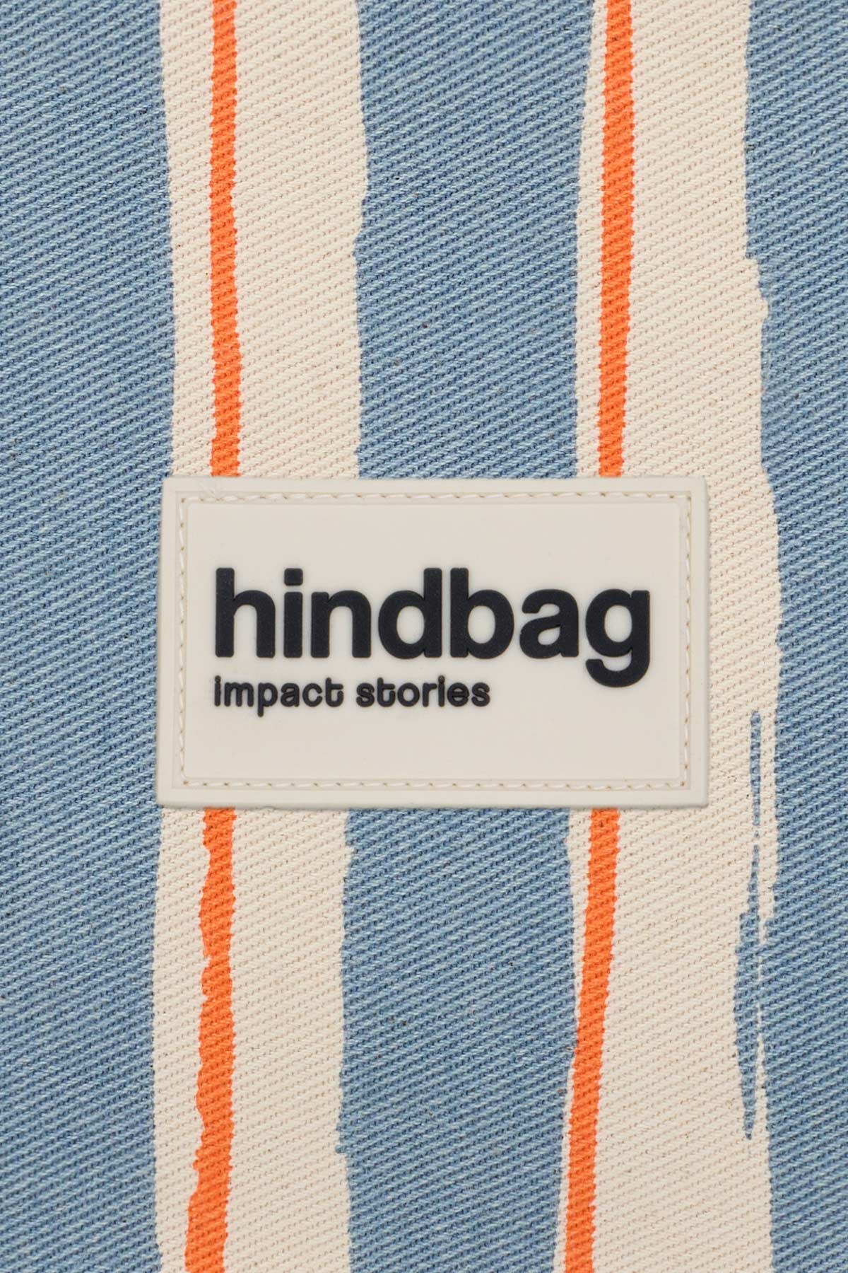 Housse d'ordinateur Ava Rayures Orange et Bleu